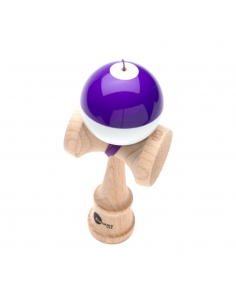 KENDAMA USA KAIZEN 3 SHIFT HALF SPLIT PURPLE WHITE 2