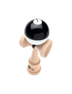 KENDAMA USA KAIZEN 3 SHIFT HALF SPLIT BLACK WHITE 2