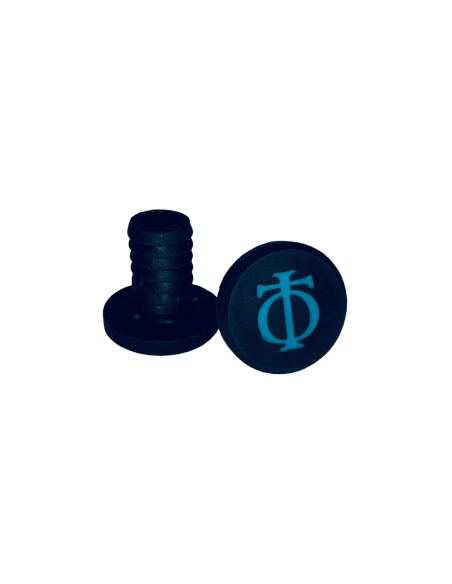 OATH NYLON BAR ENDS AL BLACK TEAL
