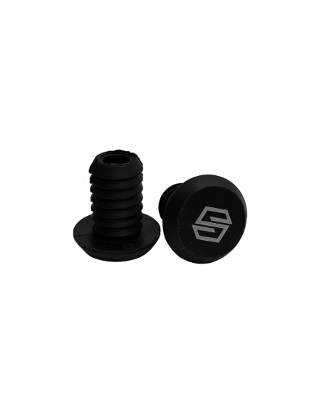 STRIKER NYLON BAR ENDS AL BLACK WHITE