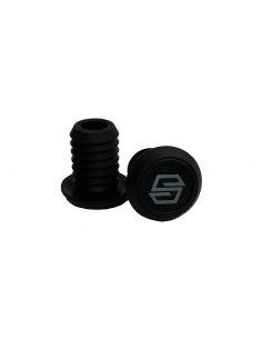 STRIKER NYLON BAR ENDS AL BLACK GREY