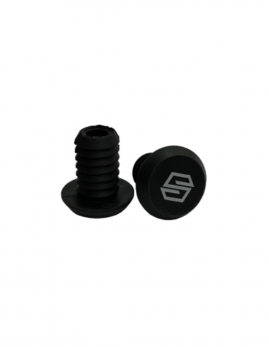 STRIKER NYLON BAR ENDS AL BLACK GREY