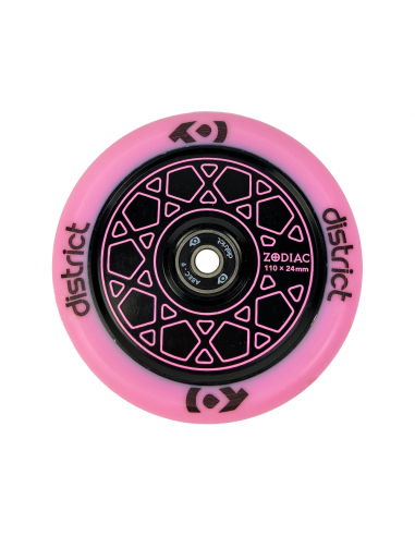 ΤΡΟΧΟΣ DISTRICT ZODIAC 110 ΜΑΥΡΟΣ ΡΟΖ