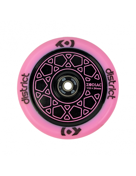 DISTRICT ZODIAC WHEEL 110 BLACK PINK