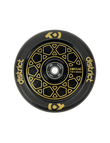 DISTRICT ZODIAC WHEEL 110 GOLD BLACK