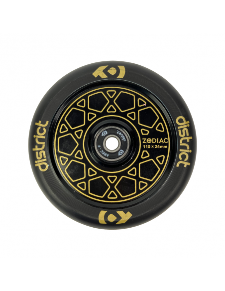 DISTRICT ZODIAC WHEEL 110 GOLD BLACK