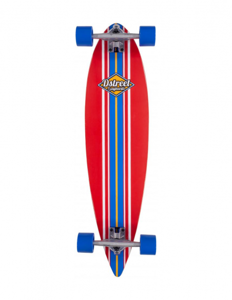 LONGBOARD DSTREET PINTAIL OCEAN RED