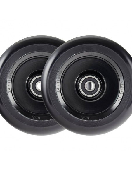 TILT DURARE STAGE III 110 FULLCORE WHEELS BLACK