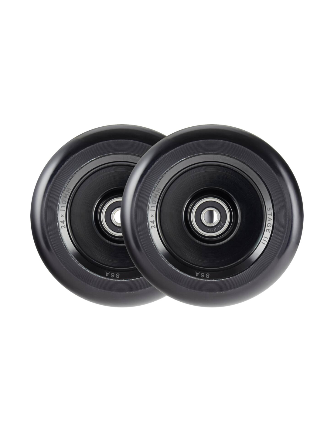 TILT DURARE STAGE III 110 FULLCORE WHEELS BLACK