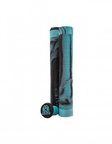 MGP TPR FLANGELESS GRIPS SWIRL TEAL