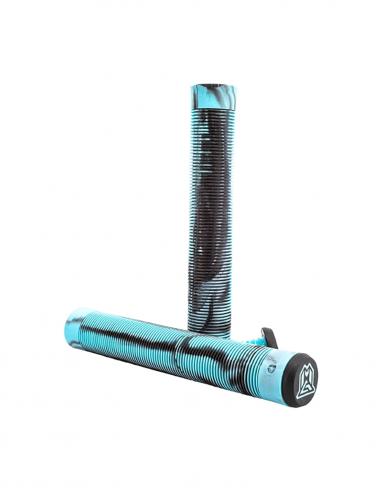 MGP TPR FLANGELESS GRIPS SWIRL TEAL