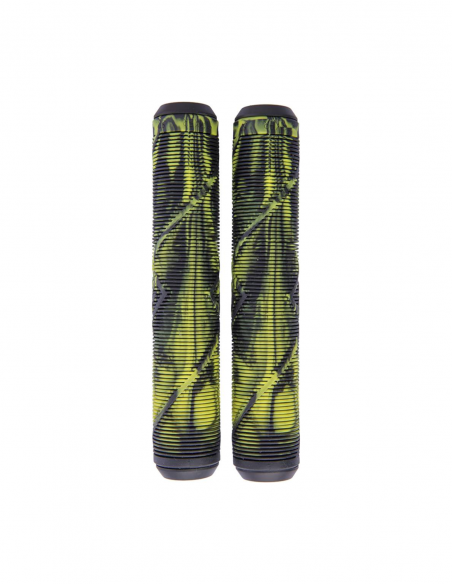 STRIKER LOGO GRIPS BLACK AND YELLOW