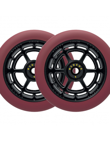 URBANARTT CIVIC WHEELS 110X24 AUTUMN RED