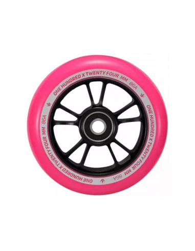 BLUNT 10 SPOKE 100 WHEEL BLACK PINK