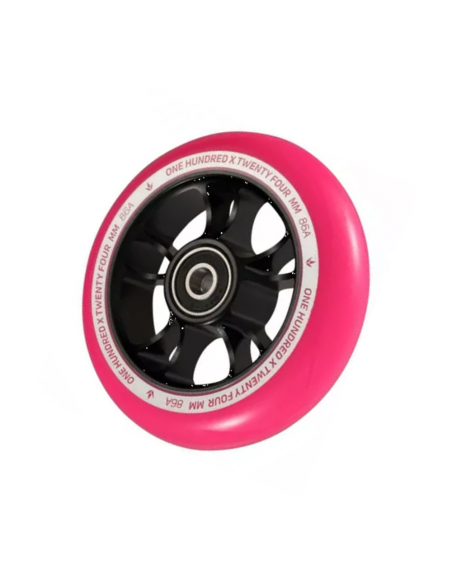 BLUNT 10 SPOKE 100 WHEEL BLACK PINK