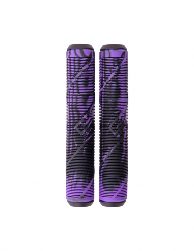 STRIKER THICK LOGO GRIPS BLACK AND PURPLE