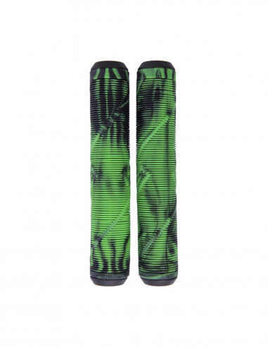 STRIKER LOGO GRIPS BLACK AND LIME GREEN