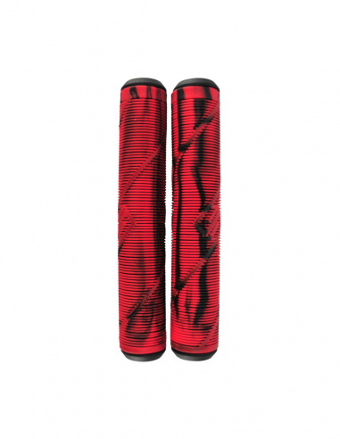 STRIKER LOGO GRIPS BLACK AND RED