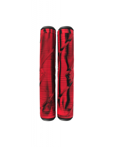 STRIKER LOGO GRIPS BLACK AND RED
