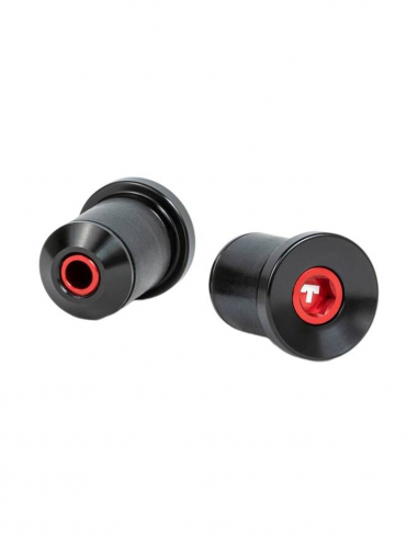 TILT ALLOY BAR ENDS 22 BLACK