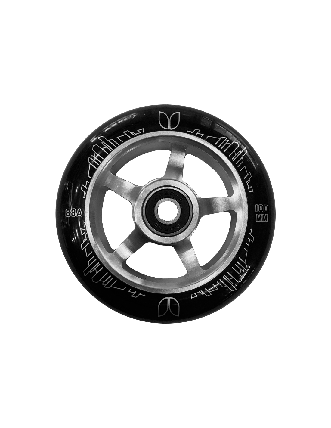 BLAZER PRO OUTRUN 100MM WHEEL SILVER BLACK