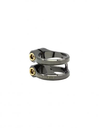 ΔΑΓΚΑΝΑ ETHIC SYLPHE ΔΙΠΛΗ OVERSIZED BLACΚ CHROME