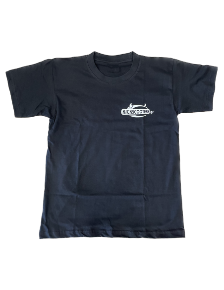 KICKSCOOTERS.GR T-SHIRT BW BLACK