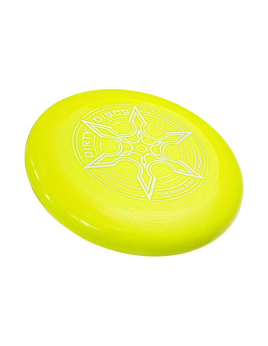 FRISBEE DISC NINJA STAR YELLOW