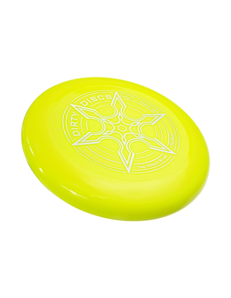 FRISBEE DISC NINJA STAR YELLOW
