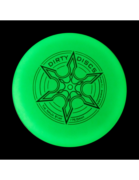 FRISBEE DISC NINJA STAR LUMO GLOW
