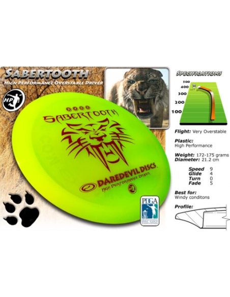 DAREDEVIL HP SABERTOOTH ΔΙΣΚΟΣ ΚΙΤΡΙΝΟΣ
