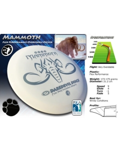 DAREDEVIL FP MAMMOTH ΔΙΣΚΟΣ ΚΙΤΡΙΝΟΣ 2