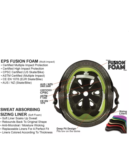 S1 LIFER HELMET CAMO BLACK 56 L
