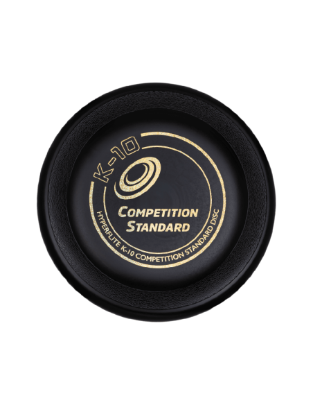HYPERFLITE K-10 COMPETITION STANDARD DOG DISC BLACK
