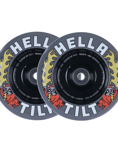 TILT X HELLA RAGE 110 WHEELS GREY