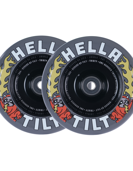TILT X HELLA RAGE 110 WHEELS GREY