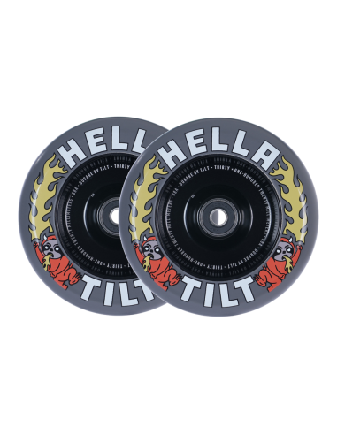 TILT X HELLA RAGE 110 WHEELS GREY