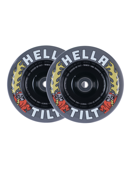 TILT X HELLA RAGE 110 WHEELS GREY