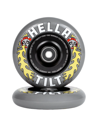 TILT X HELLA RAGE 110 WHEELS GREY