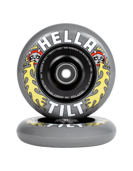 TILT X HELLA RAGE 110 WHEELS GREY