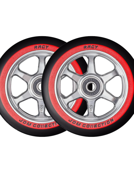 RACY JDM WHEELS 110 SILVER