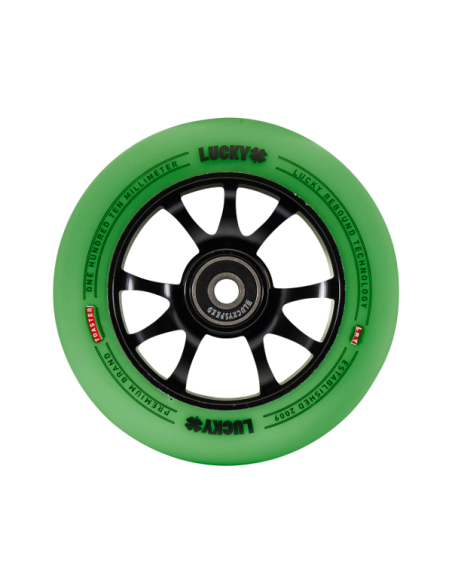 LUCKY TOASTER 110 WHEEL BLACK GREEN