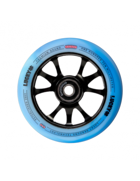 LUCKY TOASTER 110 WHEEL BLACK BLUE WHITE