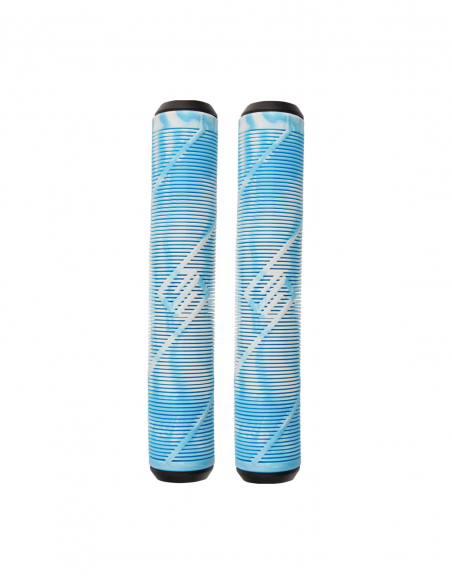 STRIKER LOGO GRIPS WHITE AND LIGHT BLUE