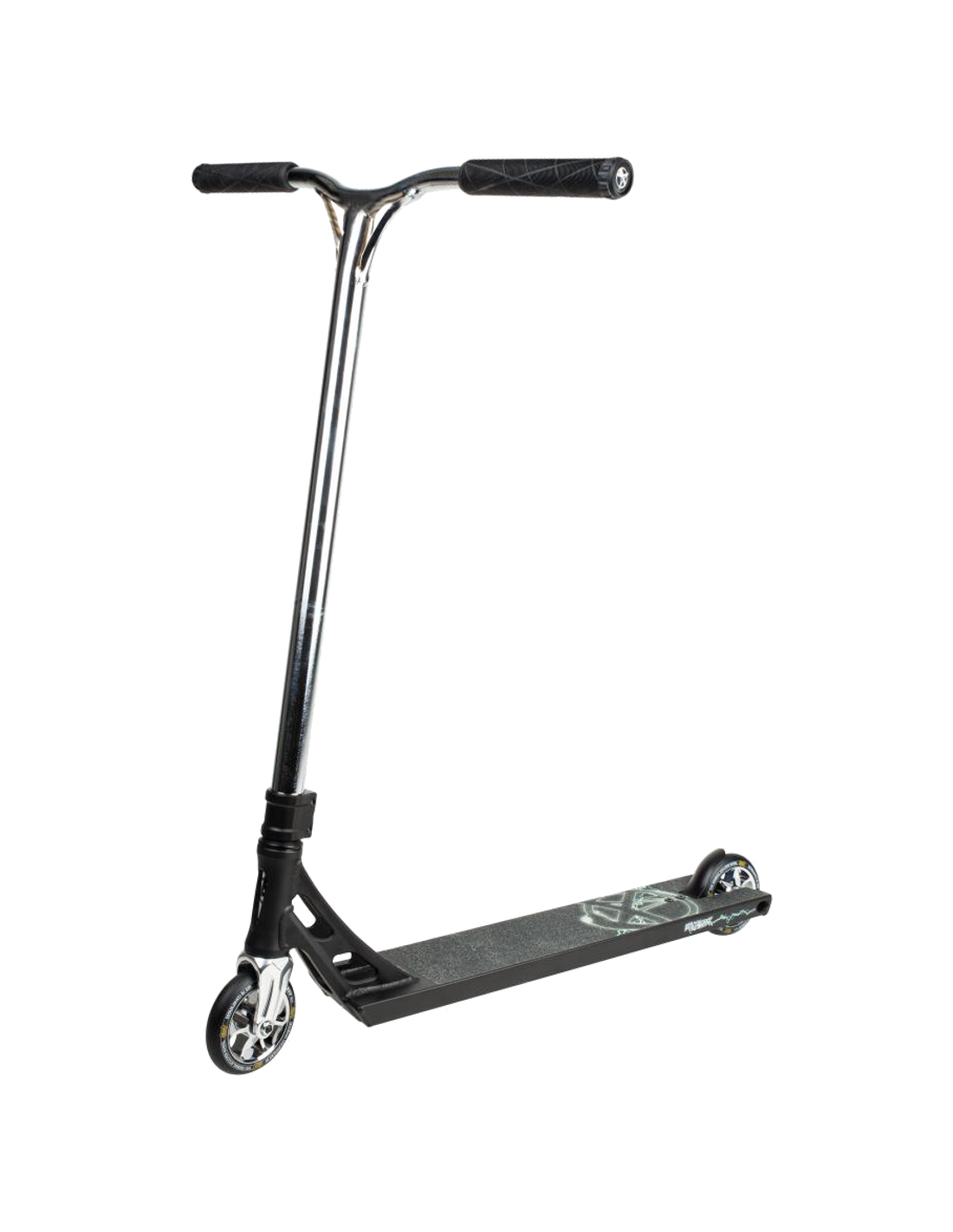 ADDICT EQUALIZER COMPLETE BLACK AND CHROME SCOOTER