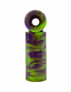 PENNY WHEEL SET GREEN PURPLE SWIRL 2