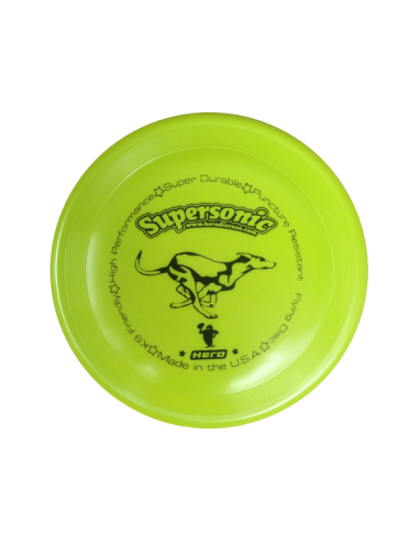 HERO SUPERSONIC TAFFY DOG DISC NEON YELLOW