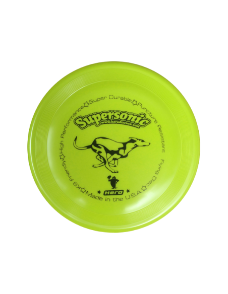 HERO SUPERSONIC TAFFY DOG DISC NEON YELLOW