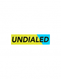 UNDIALED STICKER YELLOW BLUE