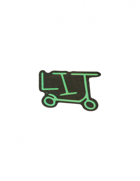 UNDIALED LIT STICKER GREEN